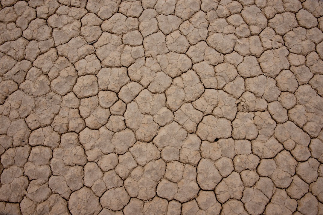 Racetrack dry lakebed