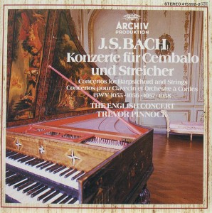 Bach: Konzerte fur Cembalo und Streicher