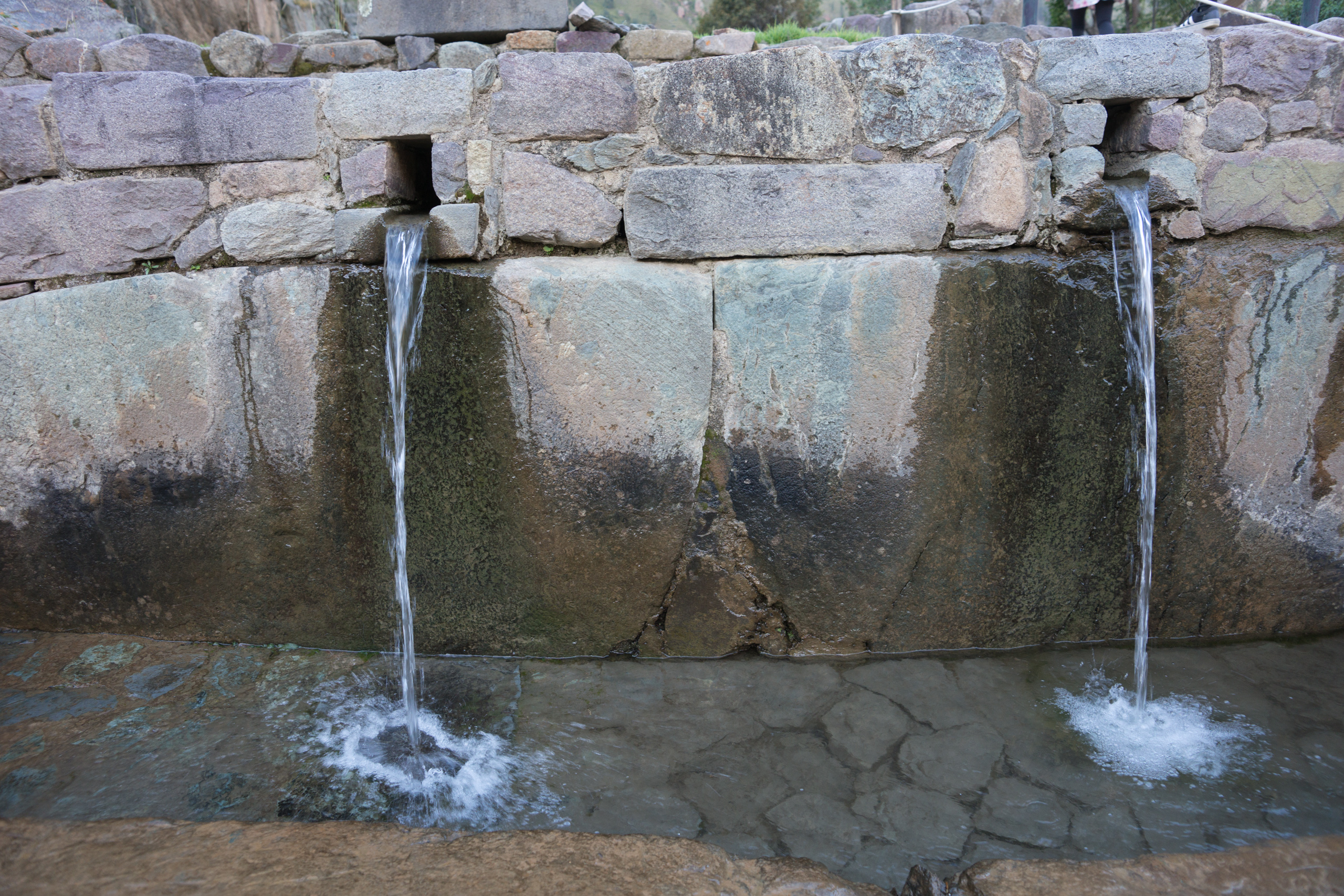 Water fountain at Ollantaytambo.
