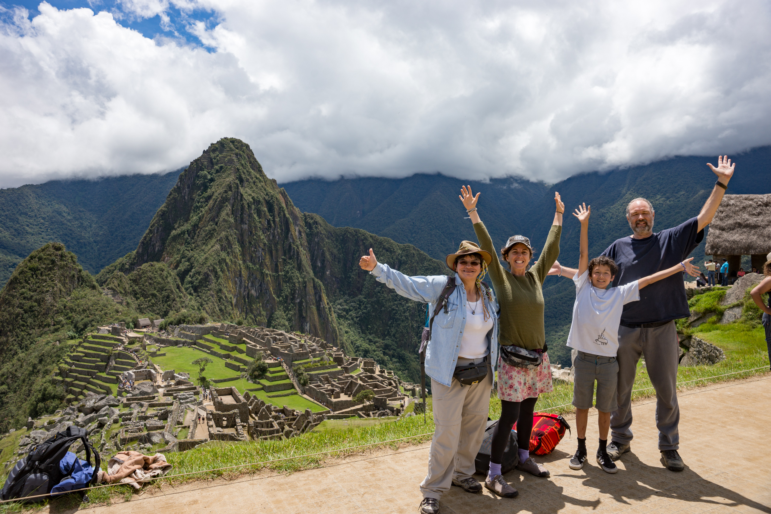 Hppiness at Machu Picchu